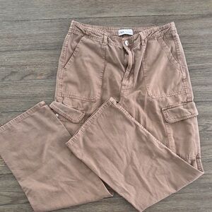 Zara Men's Brown Cargo Pants